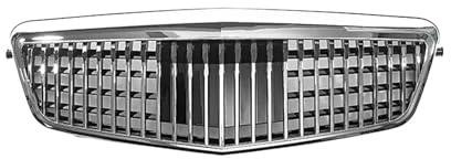 Kühlergrill Vorne Für E-Klasse W212 E550 E350 E63 Für Maybach Style 2010-2013 Auto Frontstoßstangengrill Silber Kühlergrill Renngrill Front Kühlergrill(M Silver)