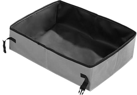 Dog Pool Oxford Tuch Foldable, Reise Katzenklo, Hundepool Für Kleine Hunde & Katzen, Small Pool for Pets & Kids, Faltbarer Planschbecken, Stabile Hundebadewanne, Swimmingpool Für Katzen, 47x36cm