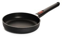 Woll – Eco Lite Flachpfanne Ø 22 cm mit abnehmbarem Stiel – Antihaftpfanne mit Saphir-Versiegelung aus recyceltem Aluminium – Induktionsgeeignet, backofenfest