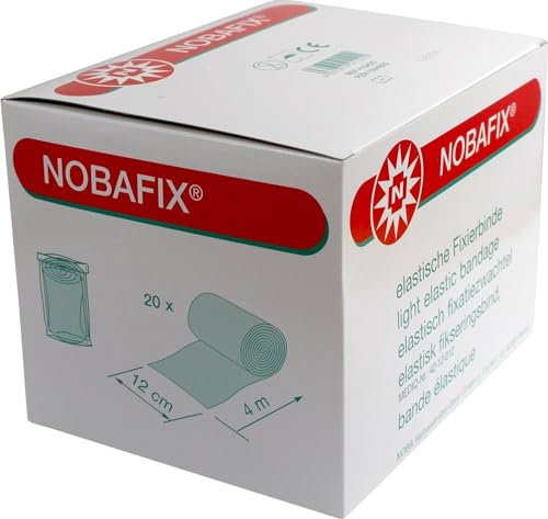 Nobafix Fxierbinde einzeln in Folie verpackt 20 Stück 12cm x 4m