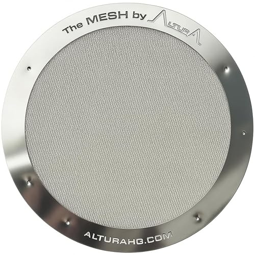 The MESH: Stainless Steel Coffee Filter for AeroPress Coffee Makers by ALTURA. Washable & Reusable. Lifetime 100% Guaranty