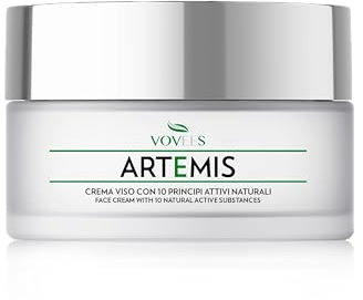 VOVEES ARTEMIS Anti-Falten-Gesichtscreme für Frauen & Männer – Feuchtigkeitsspendend Tag & Nacht mit Hyaluronsäure, 10 Bio-Wirkstoffe, 50 ml