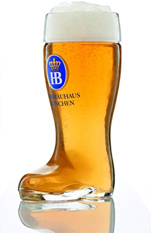 Jarra de cristal en forma de bota de 0,5 litros