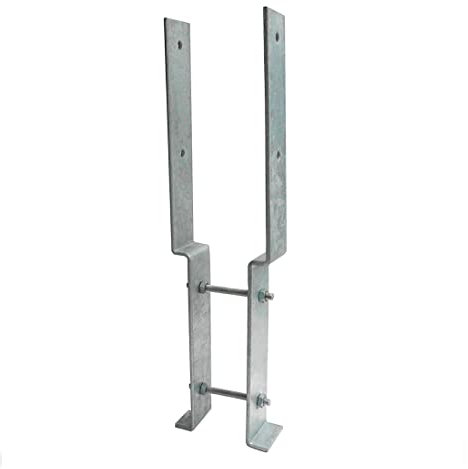 H-Anker, H-Pfostenanker verstellbar von 50-150 mm Gabelweite