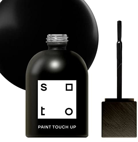 soto Black Paint Touch Up, Appliance + Porcelain, High-Gloss Finish (No. 70 Mars Black) - 1.5 Ounces/45 Milliliters of Enamel + Bathtub Repair for Tub, Tile, Appliances, Interior/Exterior