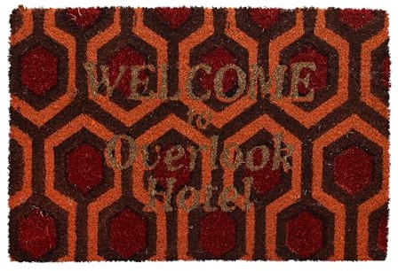 SD TOYS - Felpudo con Leyenda Welcome to Overlook Hotel de El Resplandor - Medidas 60 x 40cm.