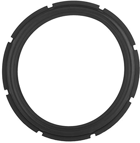 Entatial Espuma Envolvente de Altavoz, 12 Pulgadas Negro Caucho Espuma para Altavoces, Espuma Circular Envolvente de Woofer Universal