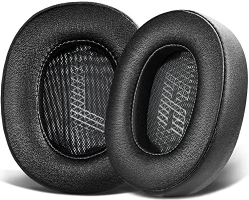 SOULWIT Mousse Coussin Coussinets pour JBL Live 500BT/Live 500 BT Casque sans Fil Circum-aural, Coussinets d'oreille avec Cuir protéiné Plus Doux, Mousse d'isolation phonique