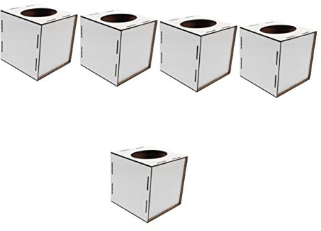 5 Stück Taschentuchbox, Pumppapierhülle, Tischdekoration, Schreibtisch-Papierhalter, Papierhandtuchbehälter, Esstisch-Dekoration, Schminktisch, Taschentuchbehälter, Tischlandschaft,