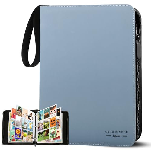 Album pour 720 Cartes, Classeur Carte à Collectionner avec 40pcs Pages et 9 Pochettes par Page, Cahier de Rangement pour Cartes de Jeu, Livre de Cartes pour TCG