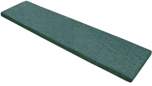 MSNCS Bankauflage Bankkissen Outdoor,140x40 150x50 120x40 100x40 180x40cm Sitzkissen Bank mit Abnehmbarem Bezug, 3CM Dicke, Waschbare Stuhlkissen Bankpolster Gartenbank Auflage(#4,140x40x3cm)