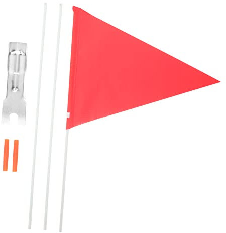 Levemolo Kinderfahrrad Sicherheitsflagge Aus Robustem Fiberglas Praktische Und Leichte Fahrradfahne Zur Sichtbarkeit Einfach Zu Montieren Für Outdoor Und Team-Events