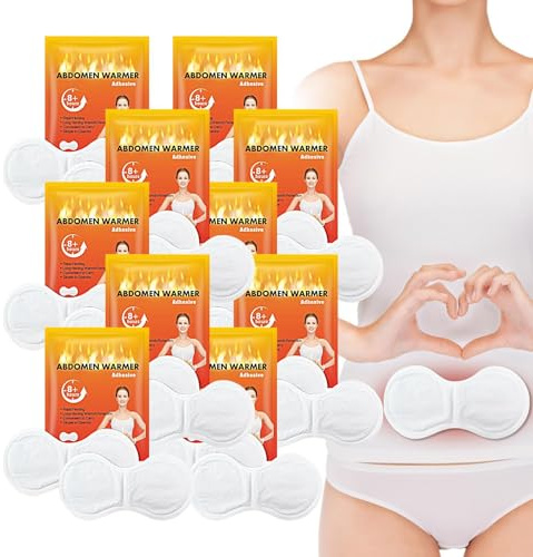 Selbstklebende Wärmepflaster,Heizpflaster - Dauerhafte selbsterhitzende Pflaster für die Taille - Winter 10X tragbares Menstruations-Heizkissen, warme selbstklebende tragbare Heizpflaster