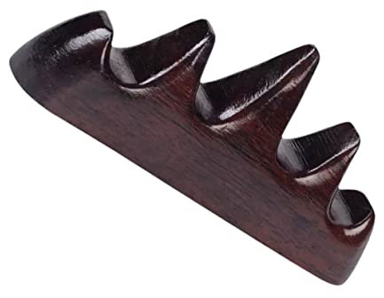 OFFSCH Kalligraphie Pinselhalter Aus Massivholz Schreibpinselständer Für Tintenpinsel Holzpinselablage Für Kalligraphie Und Malerei Geeignet Für Zuhause Und Büro