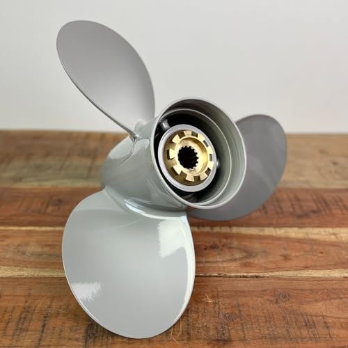 MAGICZEBRA Boot Propeller Aluminium für Honda 60-130 PS Außenborder 14 x 13 15 Zähne 3 Blatt 58130-ZW1-013AH