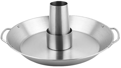 yztju Premium -Bier Can Chicken Rösterstand - vertikaler Rack, schwere Duty mit Tropfpfanne | Grillzubehör im Freien, Spülmaschine sicheres BBQ -Werkzeug perfekt für Grill feuchtes Tender Huhn