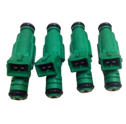 Einspritzdüse für VW, für Volvo, für Golf, 4 Stück, Green Giant, 42lb-Einspritzdüse, 0280 155 968, 0280155968, Gute Leistung, Einspritzdüse, Benzineinspritzdüse