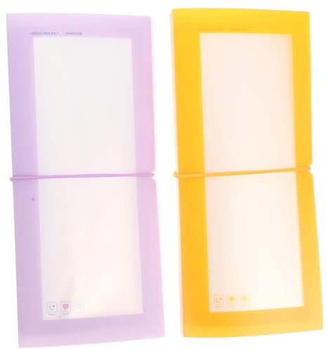 Alipis 2pièces Organisateur Autocollants Lot De Album De Présentation Pour Timbres Et Stickers Album De Rangement Pour Et Fournitures Scolaires