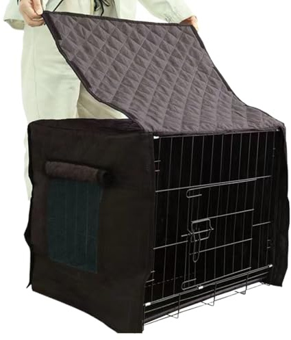 Nankoyal Hundezwinger Abdeckung,Winddichter Isolierter Robuster Schutz - Innen Abdeckung - Für Schatten Winter Welpen Katzen Vögel Haus Innen Außen Camping