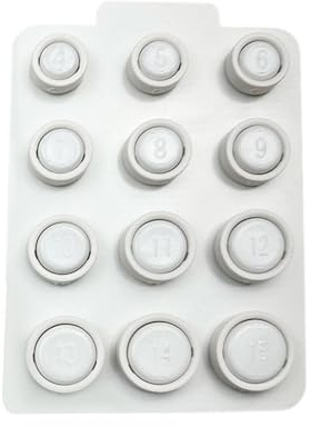 Lodoot Professionelles Ringgrößenwerkzeug mit 12 verstellbaren Messgeräten für genaue Fingermessung