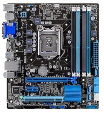 Motherboard Fit For B75M-PLUS scheda madre dell'ufficio B75 Socket LGA 1155 i3 i5 i7 DDR3 16G uATX UEFI BIOS in vendita