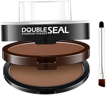 Browfi Poudre de timbre de joint de sourcil -Browfi Kit de coloration teintée Nature en une seconde - Crée des sourcils d'apparence naturelle pour les débutants en maquillage (B)