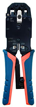 TENAZA DE CRIMPAR RJ10/RJ11/RJ12/RJ45 DE CARRACA