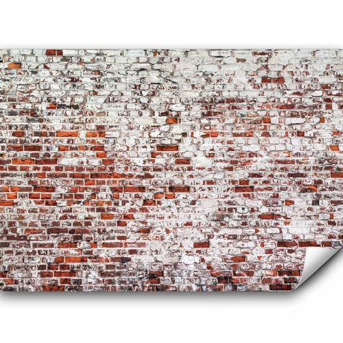 Fototapete murando 350x256 cm Vlies Tapeten Wandtapete XXL Moderne Wanddeko Design Wand Dekoration Wohnzimmer Schlafzimmer Büro Flur Ziegel Mauer f-A-0330-a-a