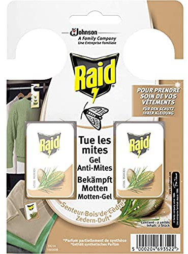 RAID ANTI-MITES GEL SENTEUR BOIS DE CÈDRE