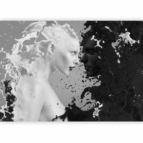 murando - Fototapete Vlies Coffee & Milk, 400x280 cm, Schlafzimmer, Full HD | Full HD Druck, 3D-Effekt, lichtbeständige Farben, ideal fürs Wohn- oder Schlafzimmer, schnelle Montage, lichtbeständig, edel