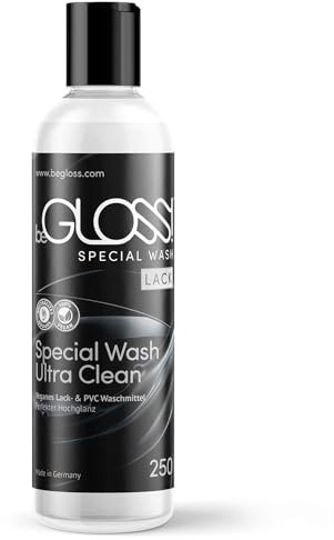 beGLOSS Special Wash 250 ML Lack & PVC Waschmittel Pflege Reiniger für Lack Kleidung