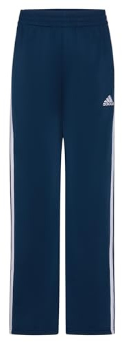 adidas Boy's Iconic Tricot Pants (Big Kids) Collegiate Navy MD (10-12 Big Kids)