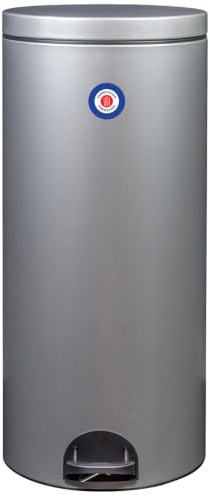 ROSSIGNOL Poubelle de cuisine, Poubelle 30L, Poubelle à pédale, Fabrication française, Fermeture silencieuse, Seau intérieur amovible avec anse, SANIA