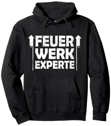 Feuerwerk Experte Silvester Böller Pyro Liebe Pullover Hoodie
