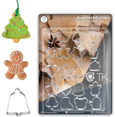 Juego de 100 cortadores de galletas – para hornear Navidad y XMAS – Moldes para galletas, cortadores de galletas y cortadores de galletas