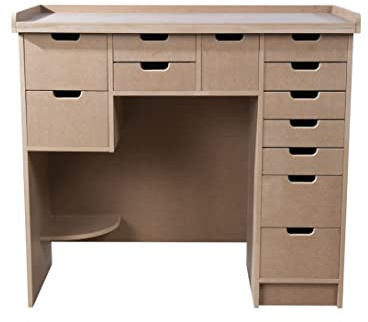 Arbor Garden Solutions Jewellers Workbench, Nanofex Craftsman Workstation, Craft Table - Multiple surface option available (18mm MDF)