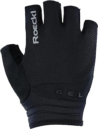 Roeckl Sports Fahrradhandschuh ITAMOS 2, High Performance Handschuh, Schwarz 7.5