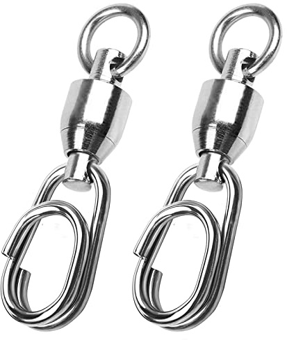 9Tong Kugellager Set Angeln Wirbel Snaps Rolling Kugellager Wirbel Angeln Snaps Lock Salzwasser Angeln Snaps Wirbel
