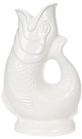 Gurgly Jarra de algodón grande de 1,4 l – Jarra de agua de pescado, jarrón decorativo para peces, adorno, jarra – El regalo