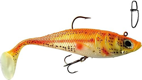 Set Gummifisch vorgebleit 20cm, 105 gr, Kunstköder Gummiköder von Behr Big Bait Hecht, Waller, Dorsch + Gratis Snap (Set#3)