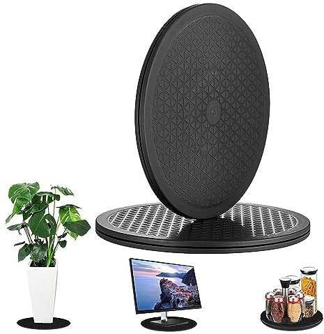 2 Pcs Plateau Tournant, Support De Base Rotatif Pour Plateau Tournant À Plate-forme Tournante À 360 ° Pour Moniteur Tv Hot Roulement Base De Plaque Tournante Plateau Tournant Tv Plateau Universel Rond