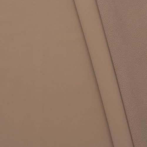 STOFFKONTOR Softshell Fleece Stoff - Meterware, Farbe Camel - zum Nähen von Bekleidung UVM.