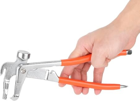 HERCHR Auswuchtgewicht Zange, 24cm/9,45 Zoll Robuste Stahl Reifen Auswuchtzange Gewichte Balance Scraper Und Installer Remover Zange Für Radgewichte Balance Felgen Auto Hammer Reifen Werkzeug Zubehör