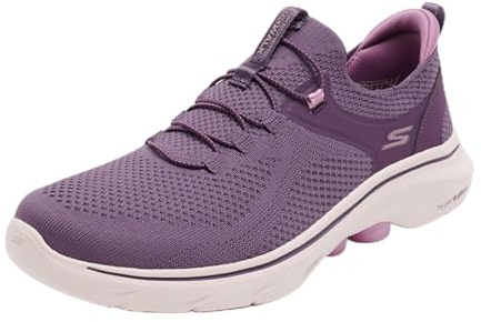 Skechers Zapatos Go Walk 7 para Mujer, Purple, 38 EU