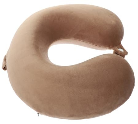 MOLUCKFU Breathable Nap Pillow Portable Memory Foam Neck Pillow for Travel and Napping