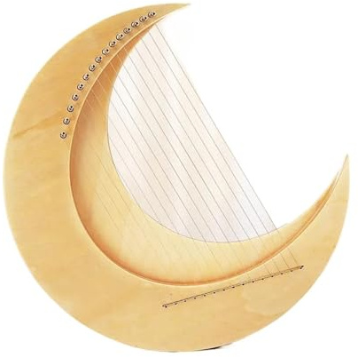 harfe instrument 15 Saiten Lyra Harfe Holz Finger Harfe C Key Tragbare Professionelle Lyra Klavier Anfänger Saiteninstrumente(Wood 15)