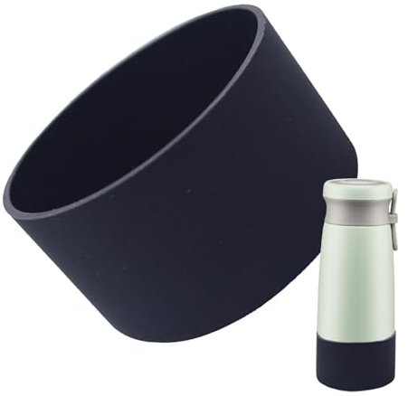 Nuytghr Manicotto per bottiglia in silicone, copertura antiscivolo per manica inferiore della bottiglia - per bottiglie d'acqua con custodia protettiva in silicone antiscivolo,Protezione della manic