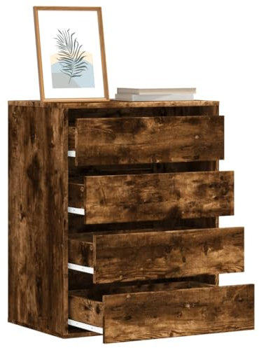 LLEZKBR Schränke & Aufbewahrung-Kommode Eckkommode Old Wood 60x41x76cm Holzwerkstoff