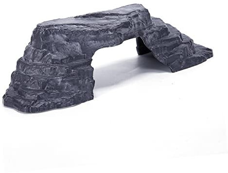 Toddmomy Imitation Stone Turtle Basking Platform Mittlere Umweltfreundliches Material Steinoptik Kletterhilfe Für Schildkröten Und Eidechsen Aquarium Deko