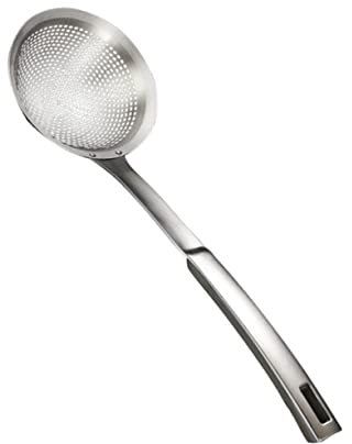 BESTOYARD Cuchara Ranurada Inoxidable Colador Para Alimentos Cucharon Resistente Al Calor Para Papas Fritas